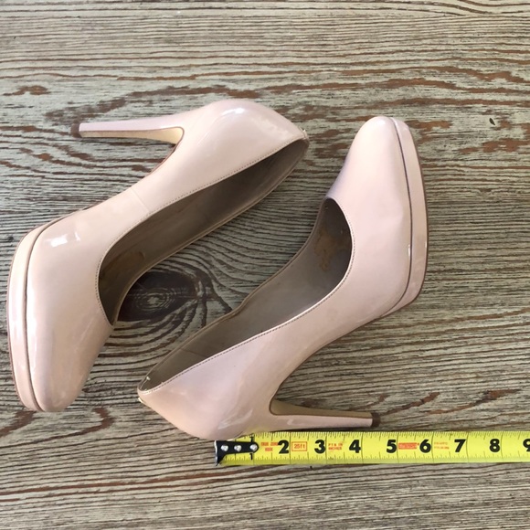 ALDO Patent Nude 4.5in Pump, Size US 8.5 - Picture 2 of 3
